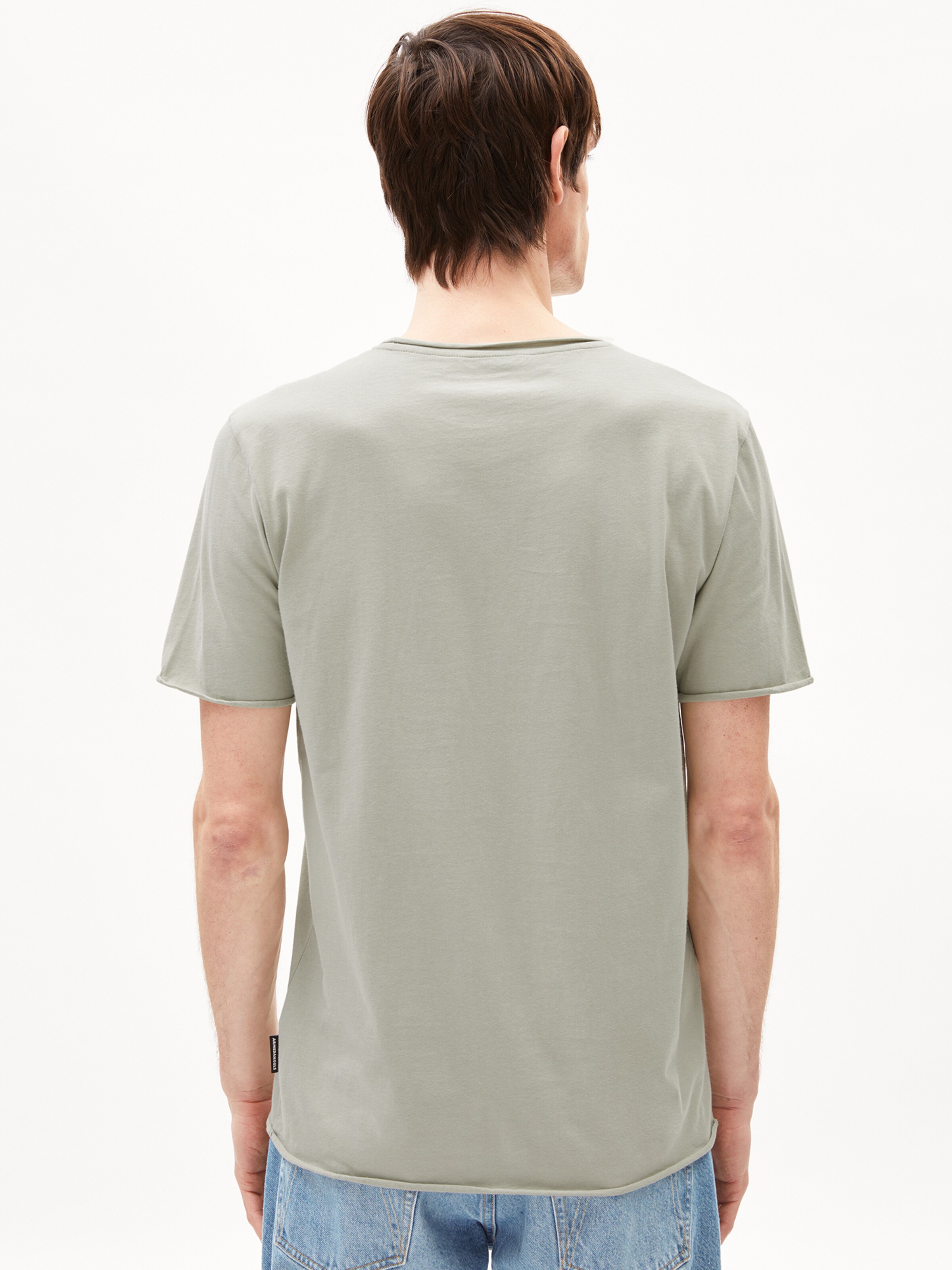 ARMEDANGELS T-Shirt 'JAAMES BRUSHED' in Grün