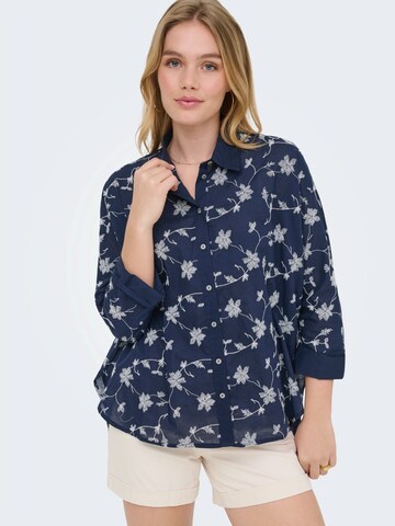 Chemisier 'ONLNew Lina Grace' ONLY en bleu