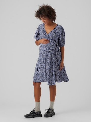 Vero Moda Maternity Šaty 'HENNA' – modrá