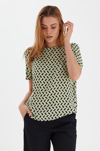 b.young Blouse in Groen: voorkant