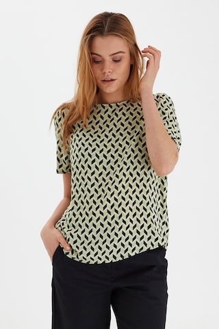 b.young Blouse in Green: front