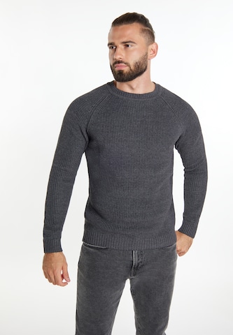 Pull-over DreiMaster Vintage en gris : devant