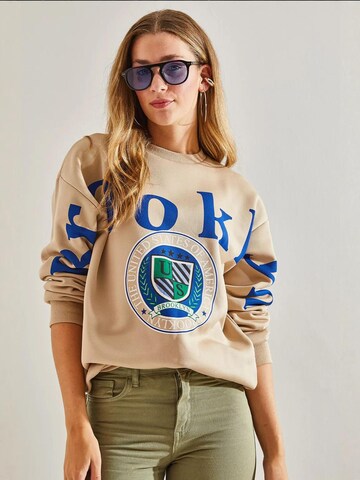 Bianco Lucci Sweatshirt in Bruin