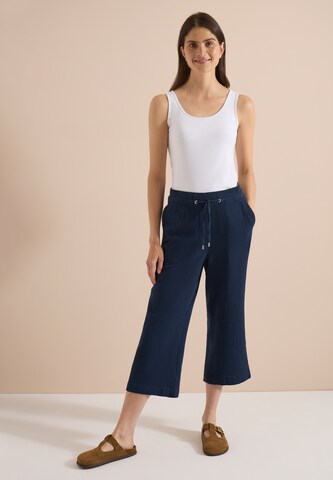 CECIL Wide Leg Hose 'Neele' in Blau