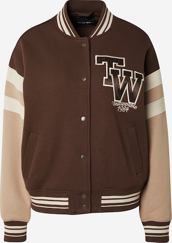 Veste mi-saison Tally Weijl en marron : devant