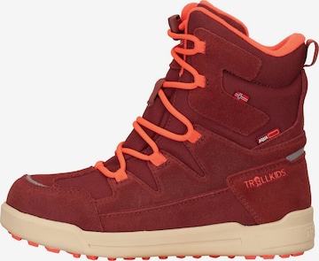 TROLLKIDS Snow Boots in Orange: front