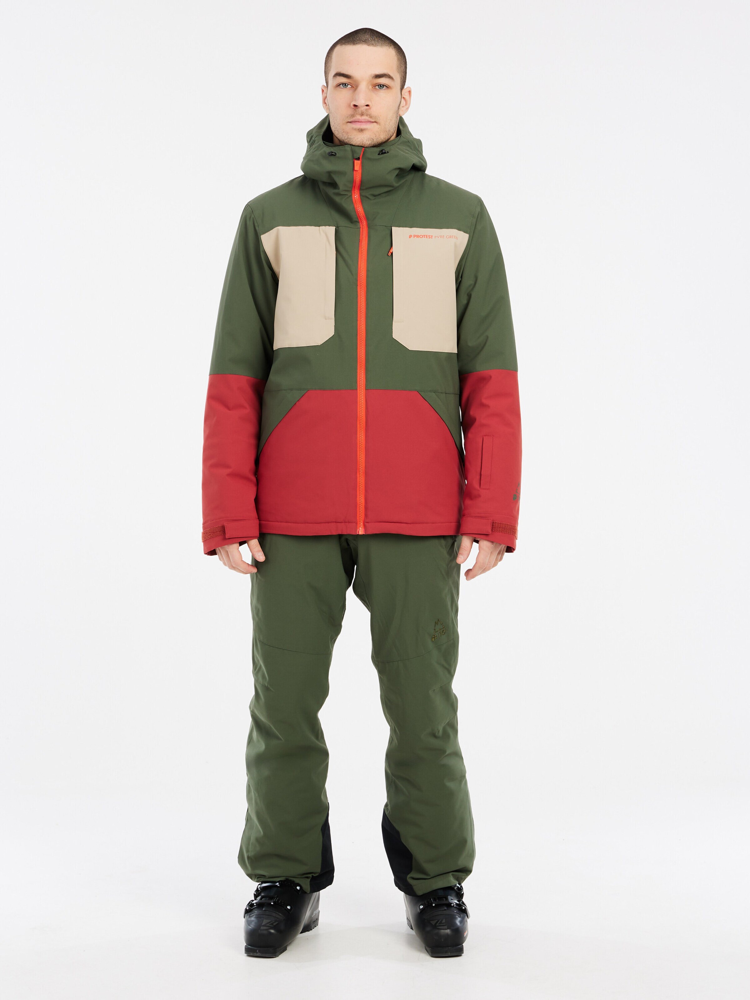 Veste de sport 'PRTENSTONE' PROTEST en rouge
