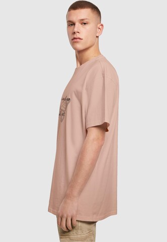 Merchcode T-Shirt 'Spring Saying' in Pink