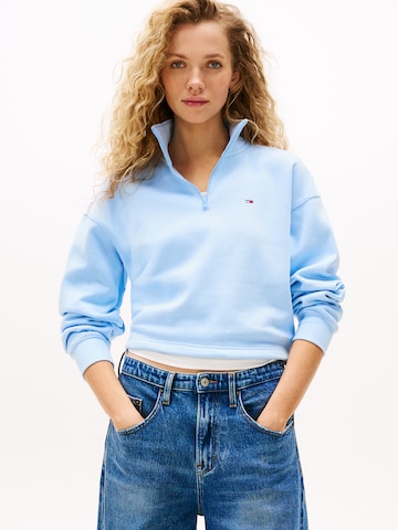 Tommy Jeans Mikina - Modrá: predná strana