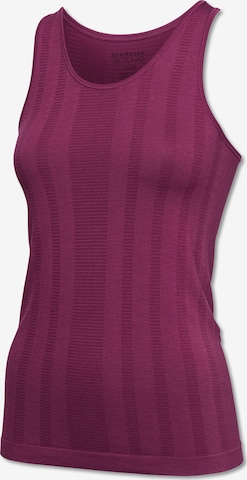 SCHIESSER Undershirt in Purple: front