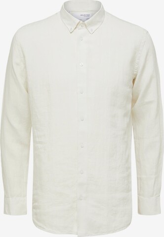 SELECTED HOMME Overhemd 'KYLIAN' in Beige: voorkant