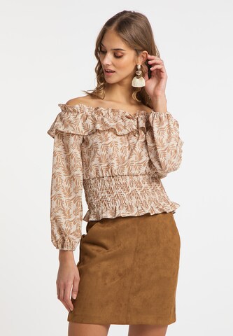 IZIA - Blusa en blanco: frente