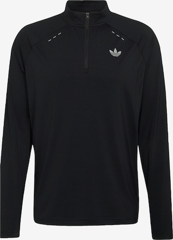 ADIDAS ORIGINALS - Camisa 'Trefoil Essentials' em preto: frente