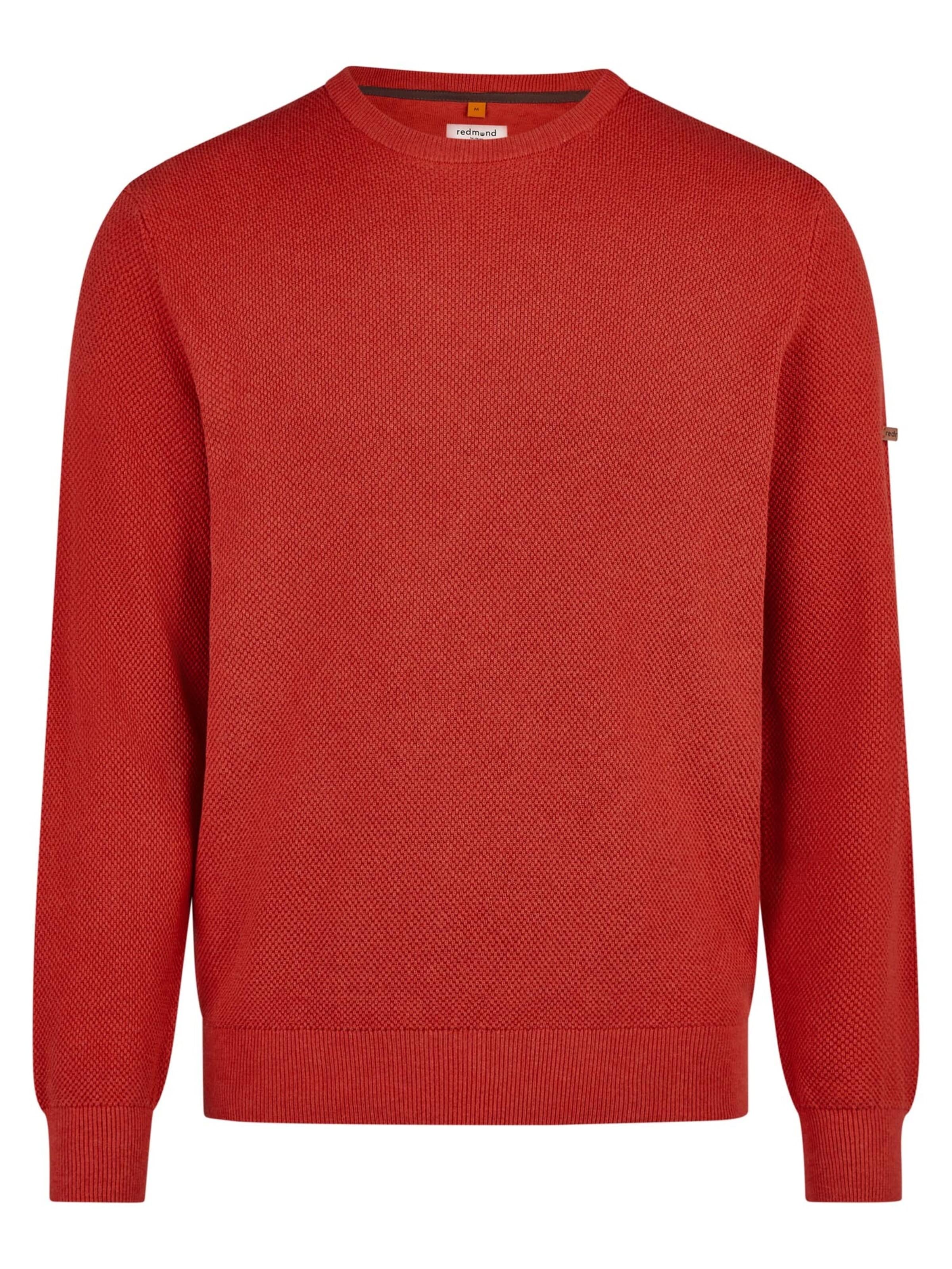 redmond Sweater 'Basic' in Red: front