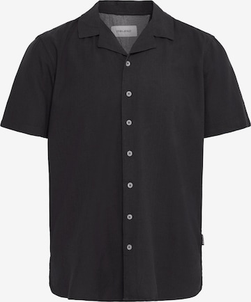BLEND Overhemd 'Bobby' in Zwart: voorkant