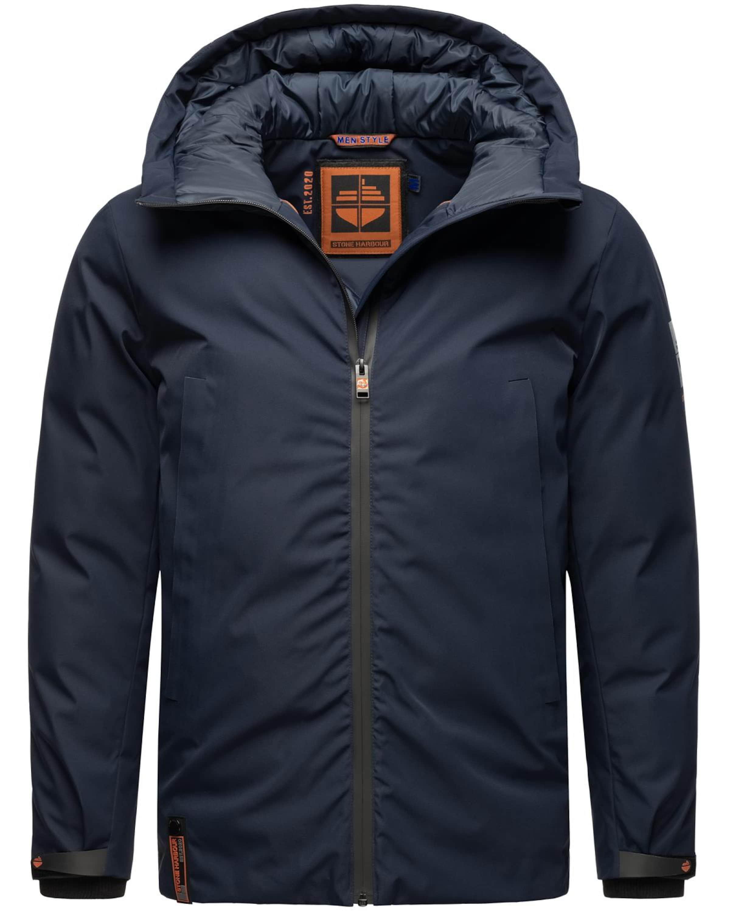 STONE HARBOUR Winterjacke in Blau: Vorderseite