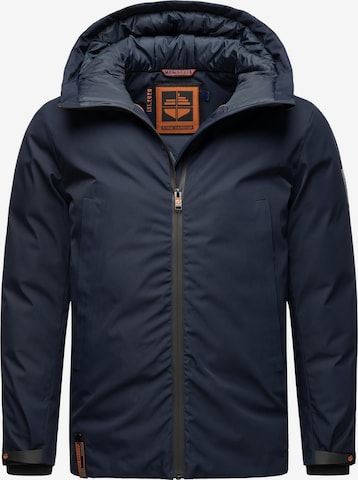 STONE HARBOUR Winter jacket in Blue: front