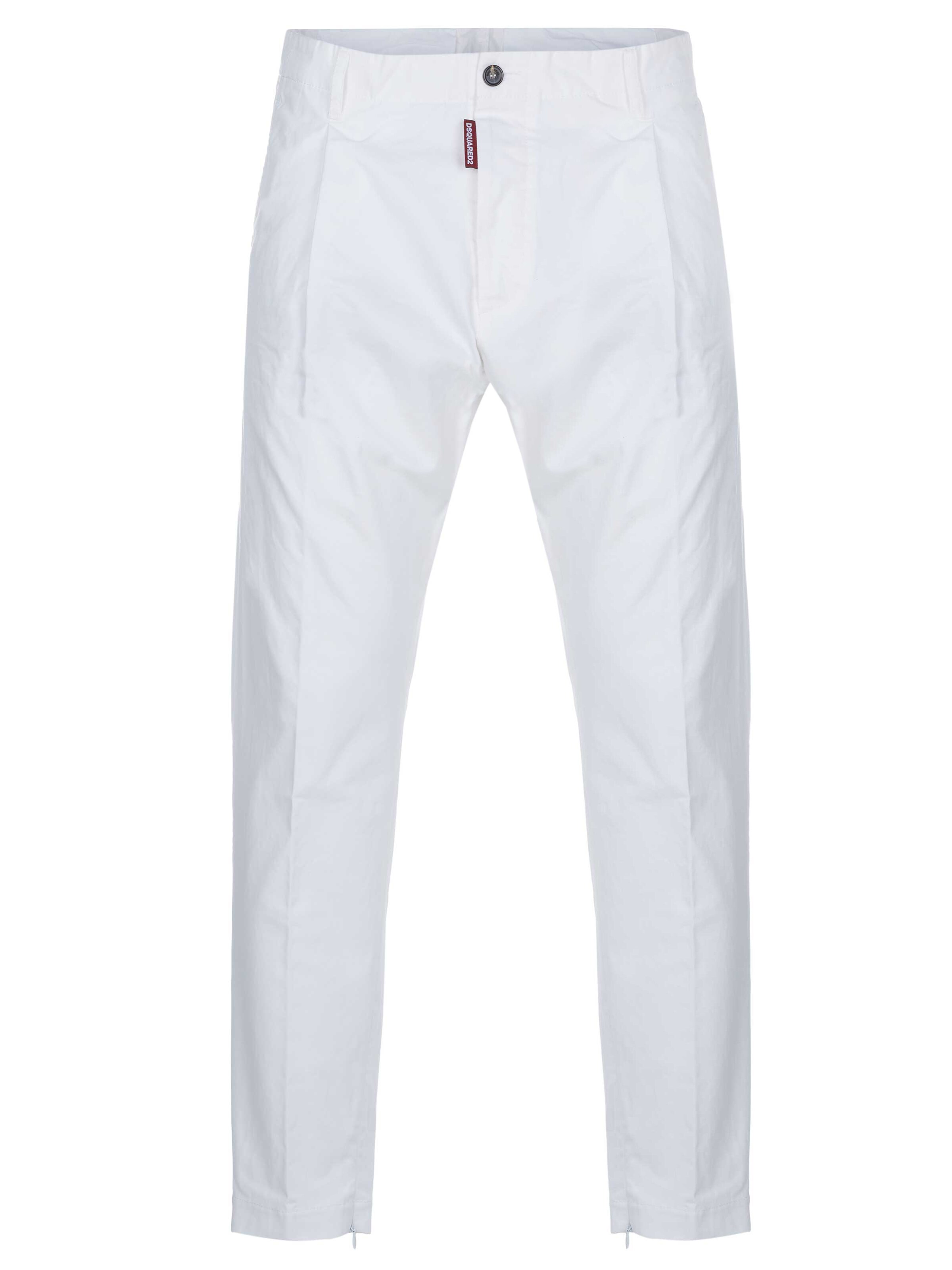 DS2 Regular Chino Pants in White: front
