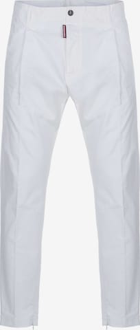 DS2 Regular Chinohose in Weiß: Vorderseite
