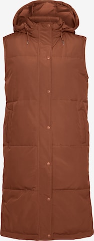 LASCANA Vest in Brown: front