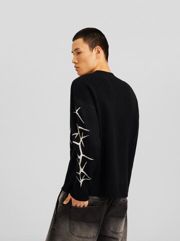 Bershka Sweater in Black