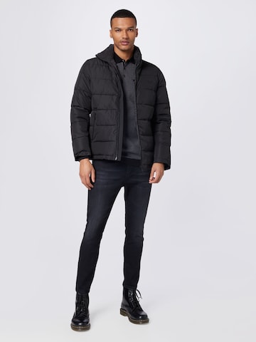 Fat Moose Between-Season Jacket 'Oak AO' in Black