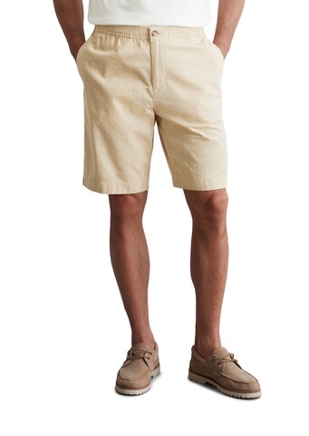 Marc O'Polo Regular Trousers 'Eksjö' in Beige: front