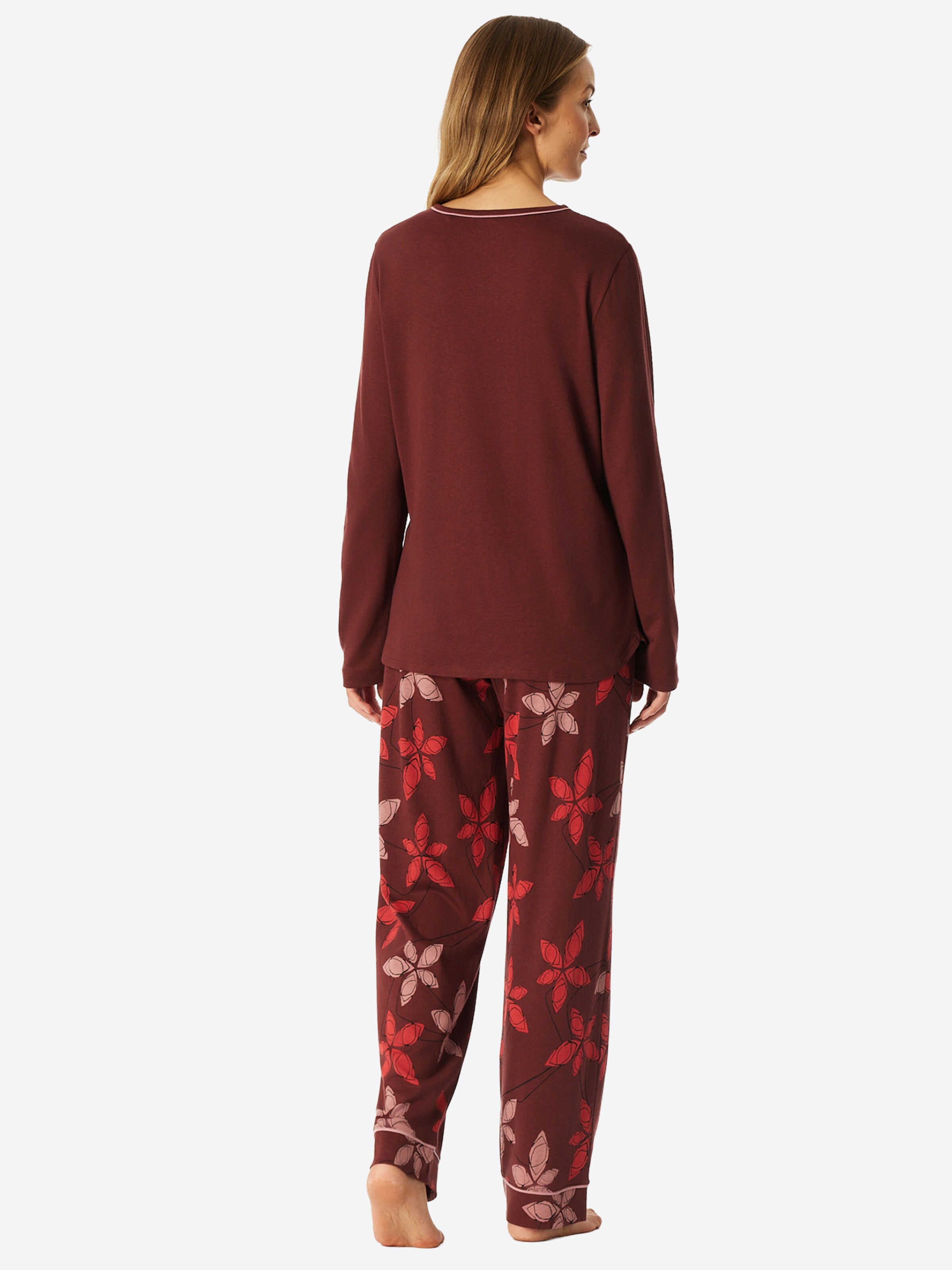 SCHIESSER Pyjama ' Comfort Nightwear ' in Orange