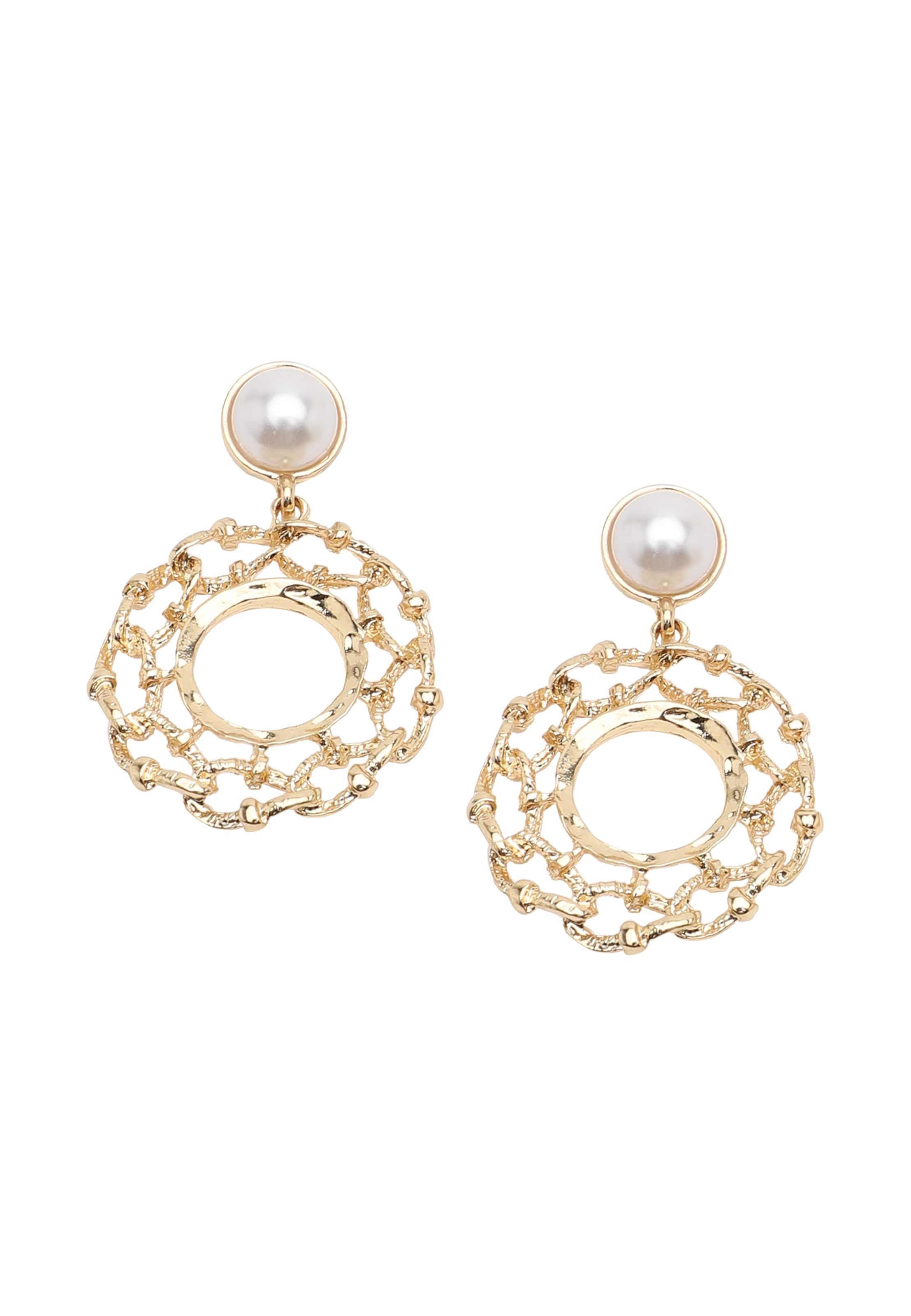 auksinė SOHI Auskarai: priekis