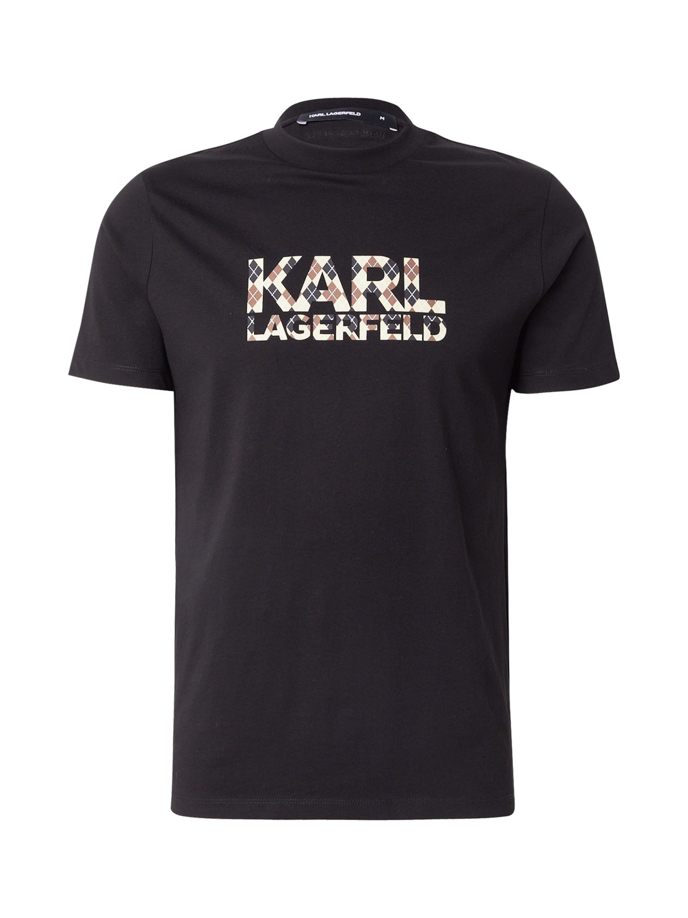 Karl Lagerfeld Majica | črna barva: sprednja stran