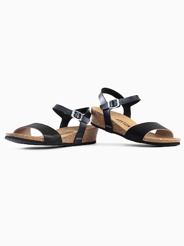 Bayton - Sandalias 'Wodonga' en negro