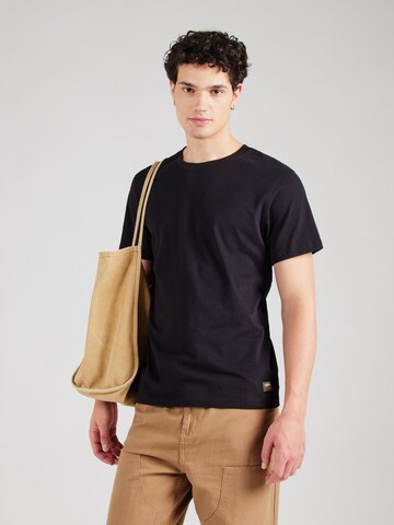 T-Shirt R.D.D. ROYAL DENIM DIVISION en noir : devant