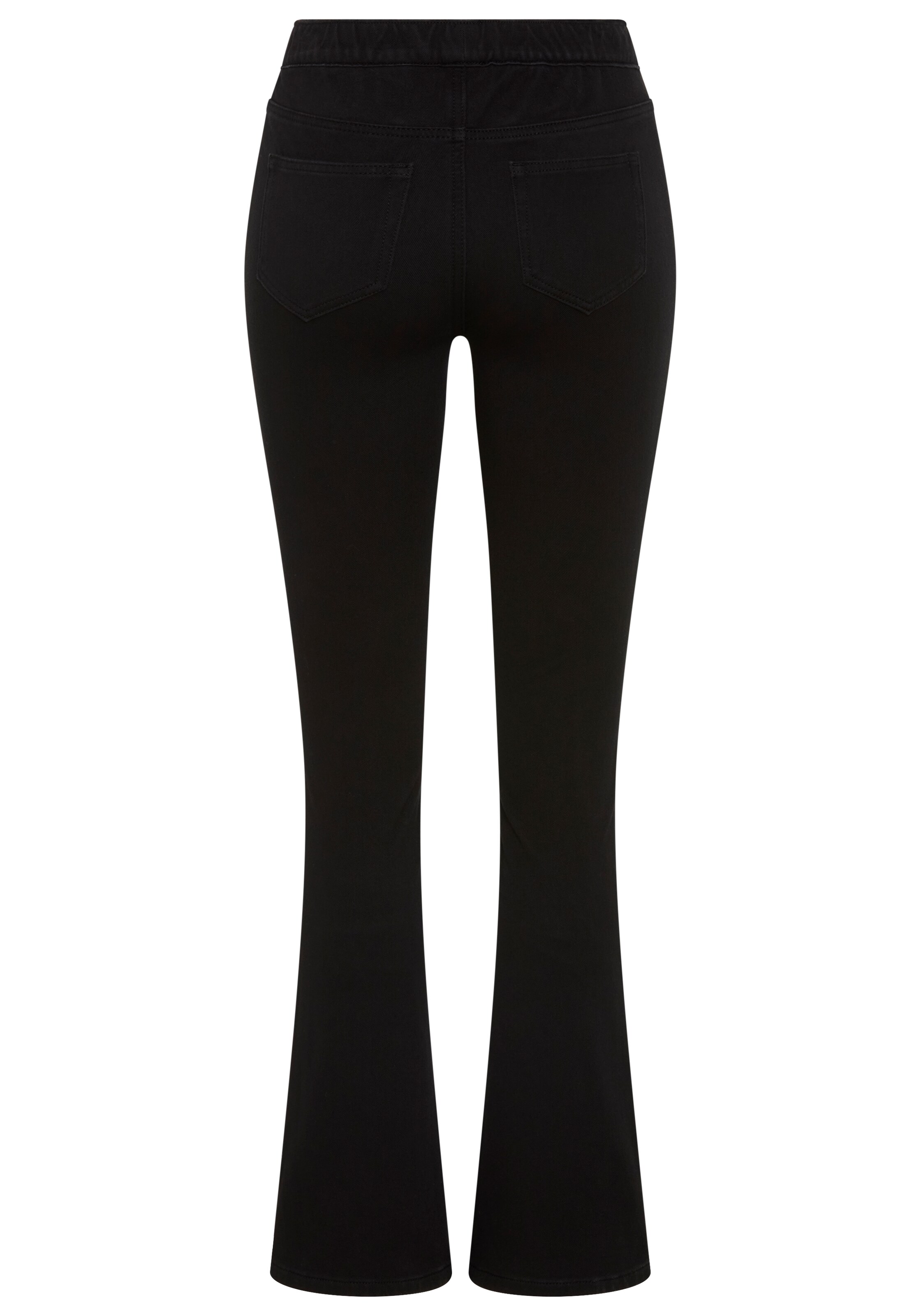 ARIZONA Flared Jeggings in Black