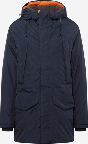 INDICODE JEANS Between-seasons parka in Blue: front