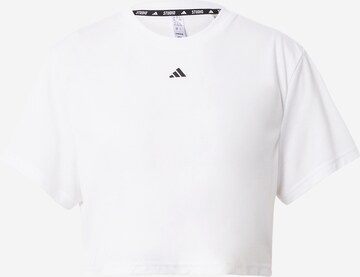 ADIDAS PERFORMANCE Funktionsbluse 'Studio' i hvid: forside