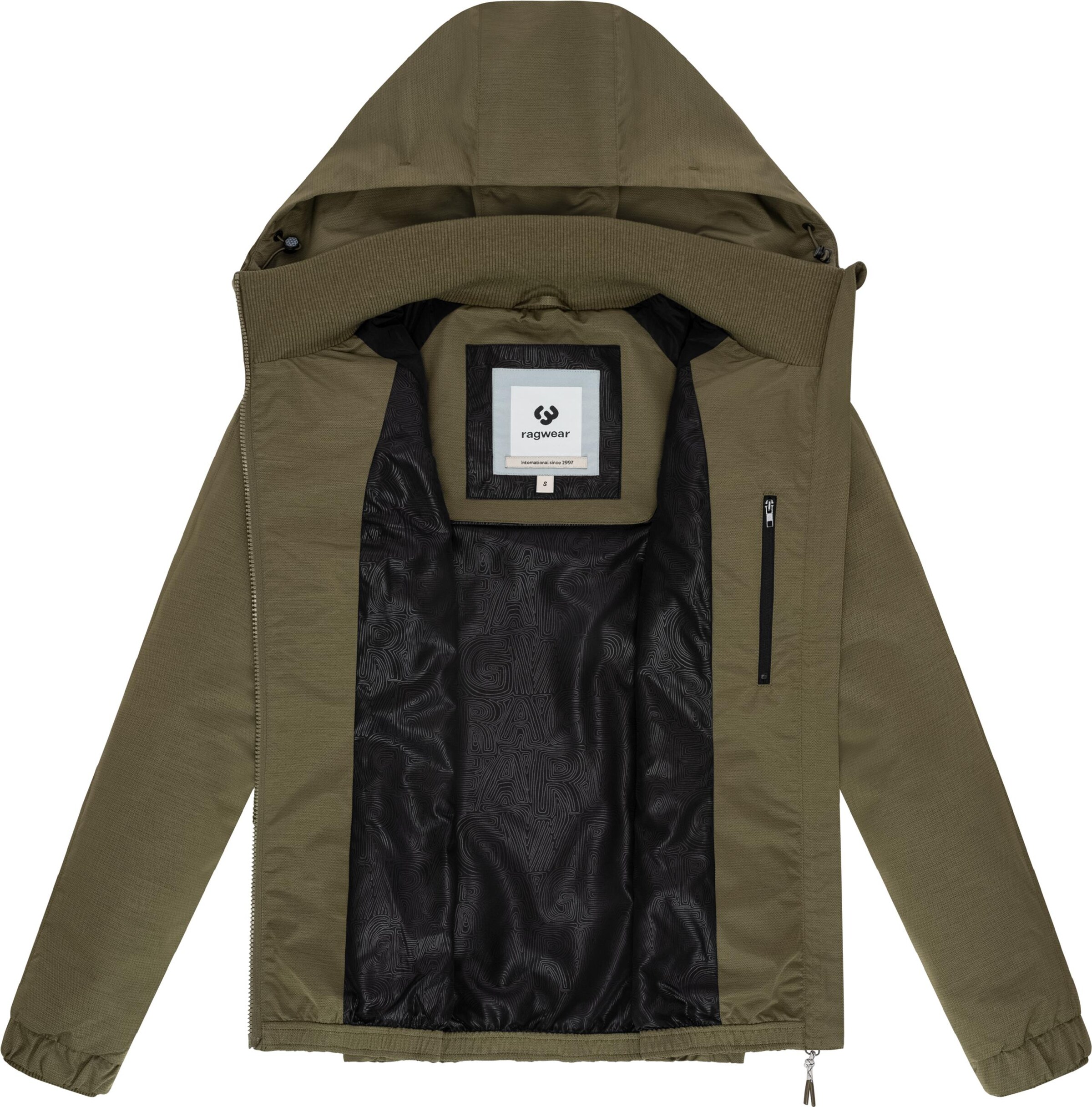 Giacca funzionale 'Dizzie' di Ragwear in verde