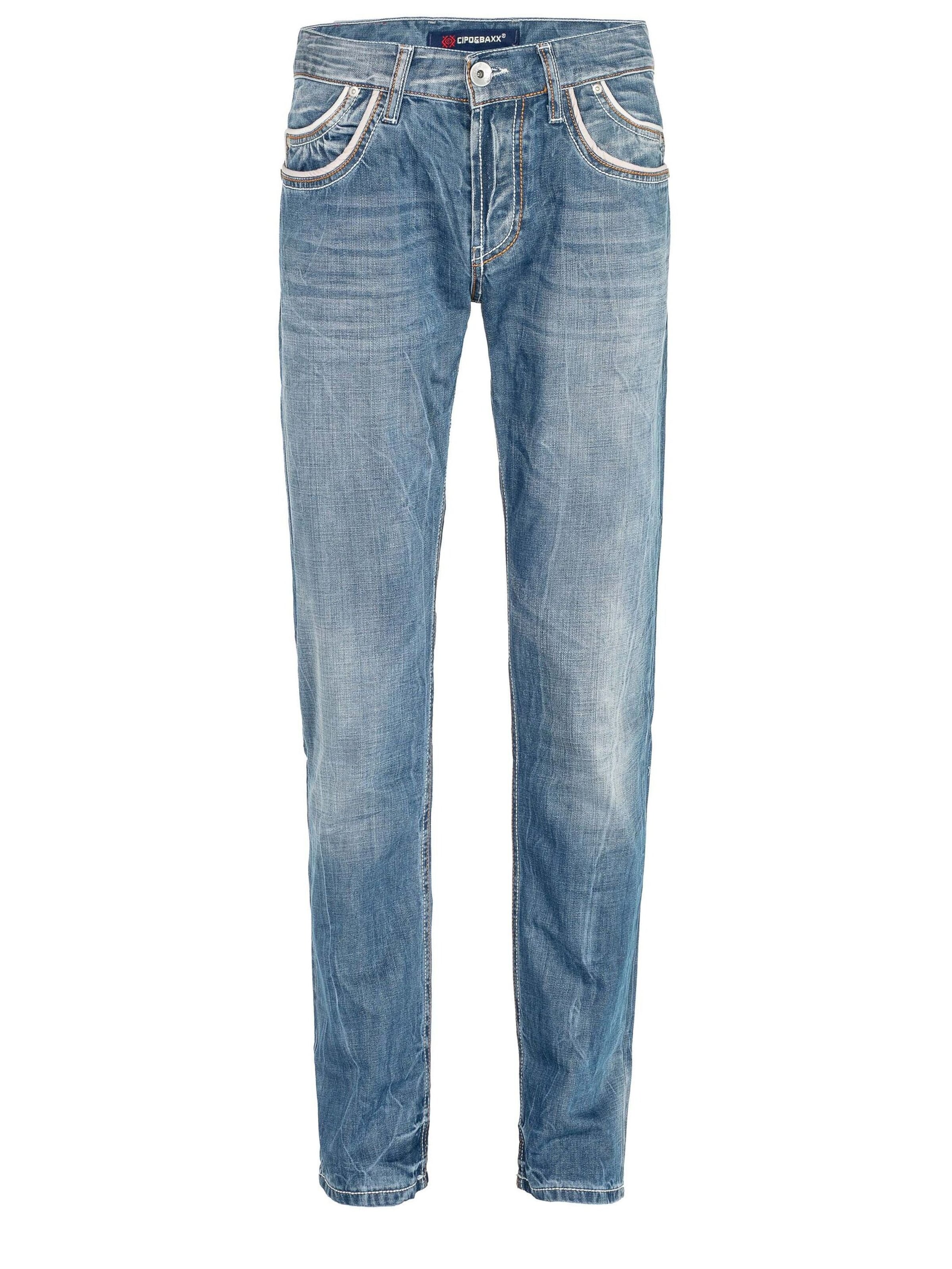 Regular Jean CIPO & BAXX en bleu : devant