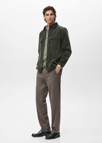 MANGO MAN Jacke 'Baku' in Grün