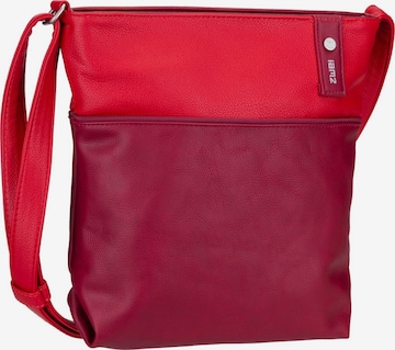 ZWEI Crossbody Bag ' Jana J10 ' in Red: front