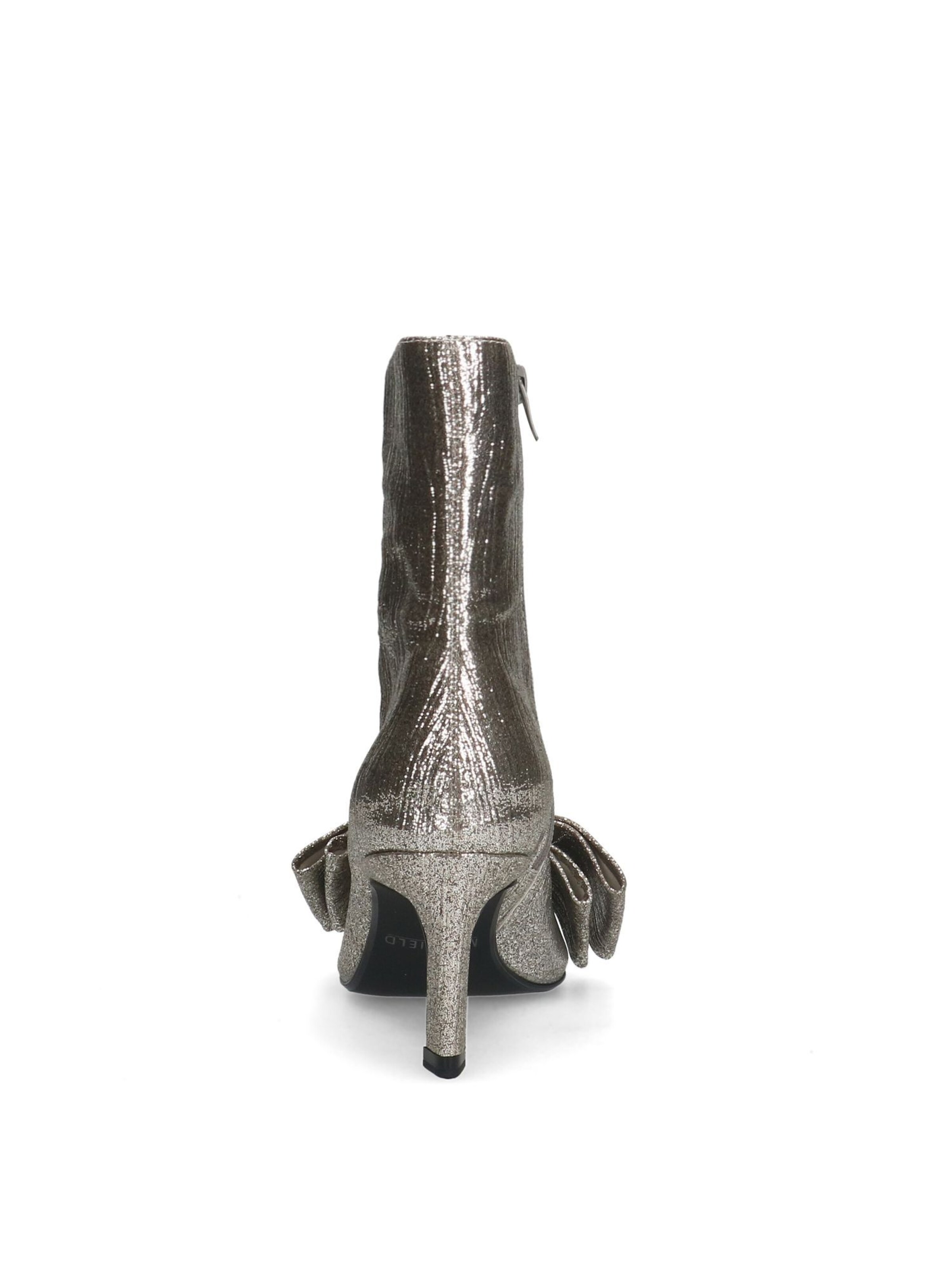 MANFIELD Stiefelette in Silber