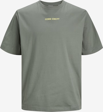 T-Shirt 'Stagger' JACK & JONES en vert : devant