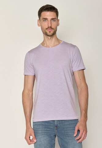GREENBOMB Shirt in Purple: front