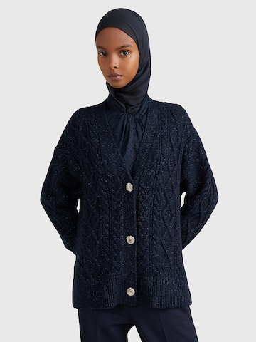 TOMMY HILFIGER Strickjacke in Blau: predná strana