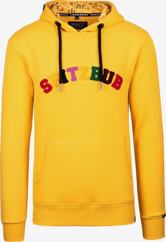 Sweat-shirt 'Konstantin' SPITZBUB en jaune : devant