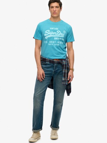 Superdry Shirt in Blauw