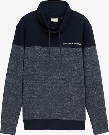 Felpa di TOM TAILOR in blu: frontale