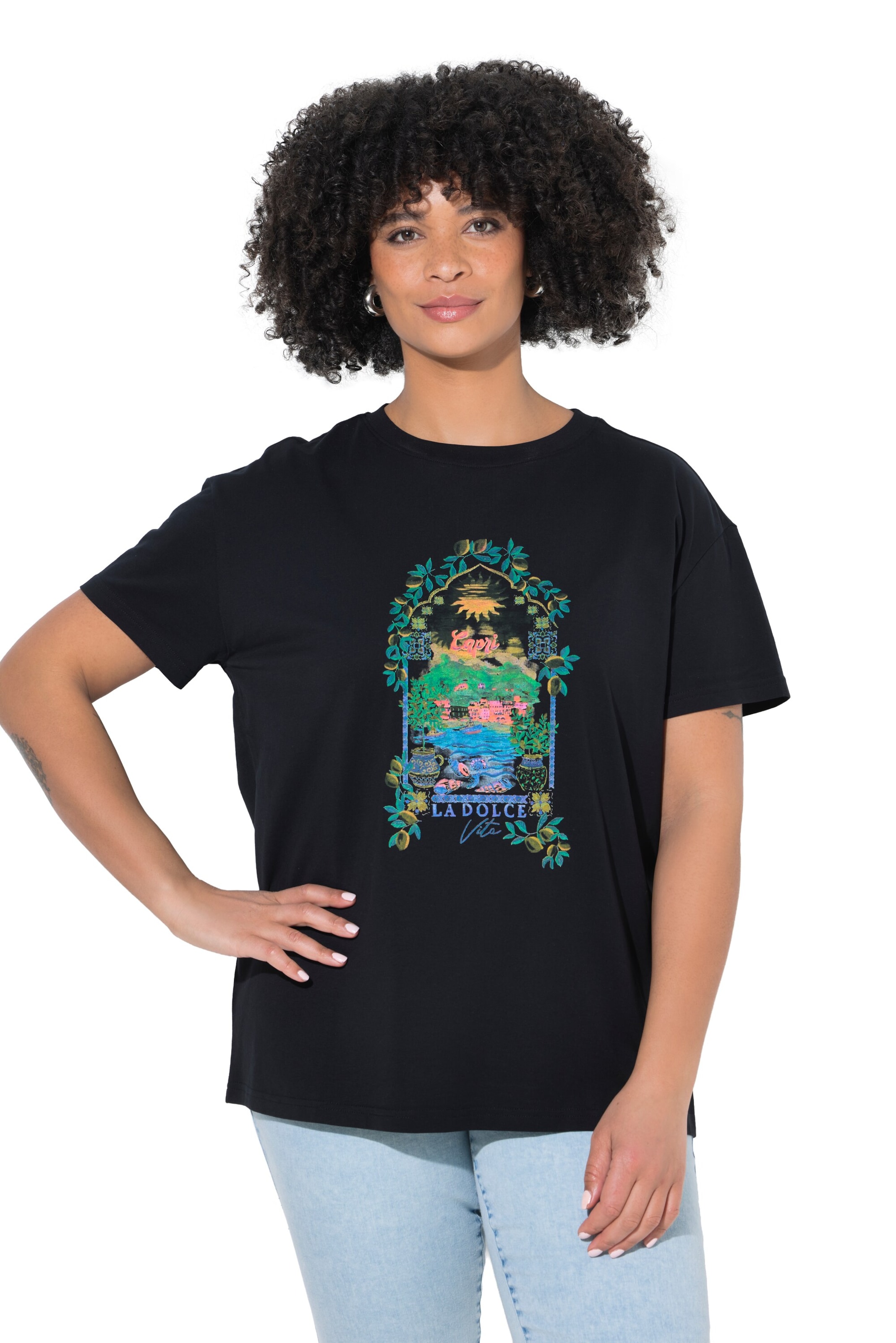 Angel of Style Shirt in Schwarz: Vorderseite