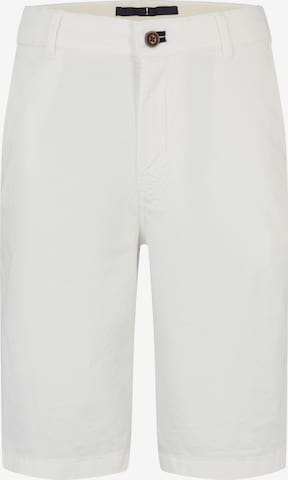 JOOP! Jeans Regular Chino Pants 'Rudo' in White: front