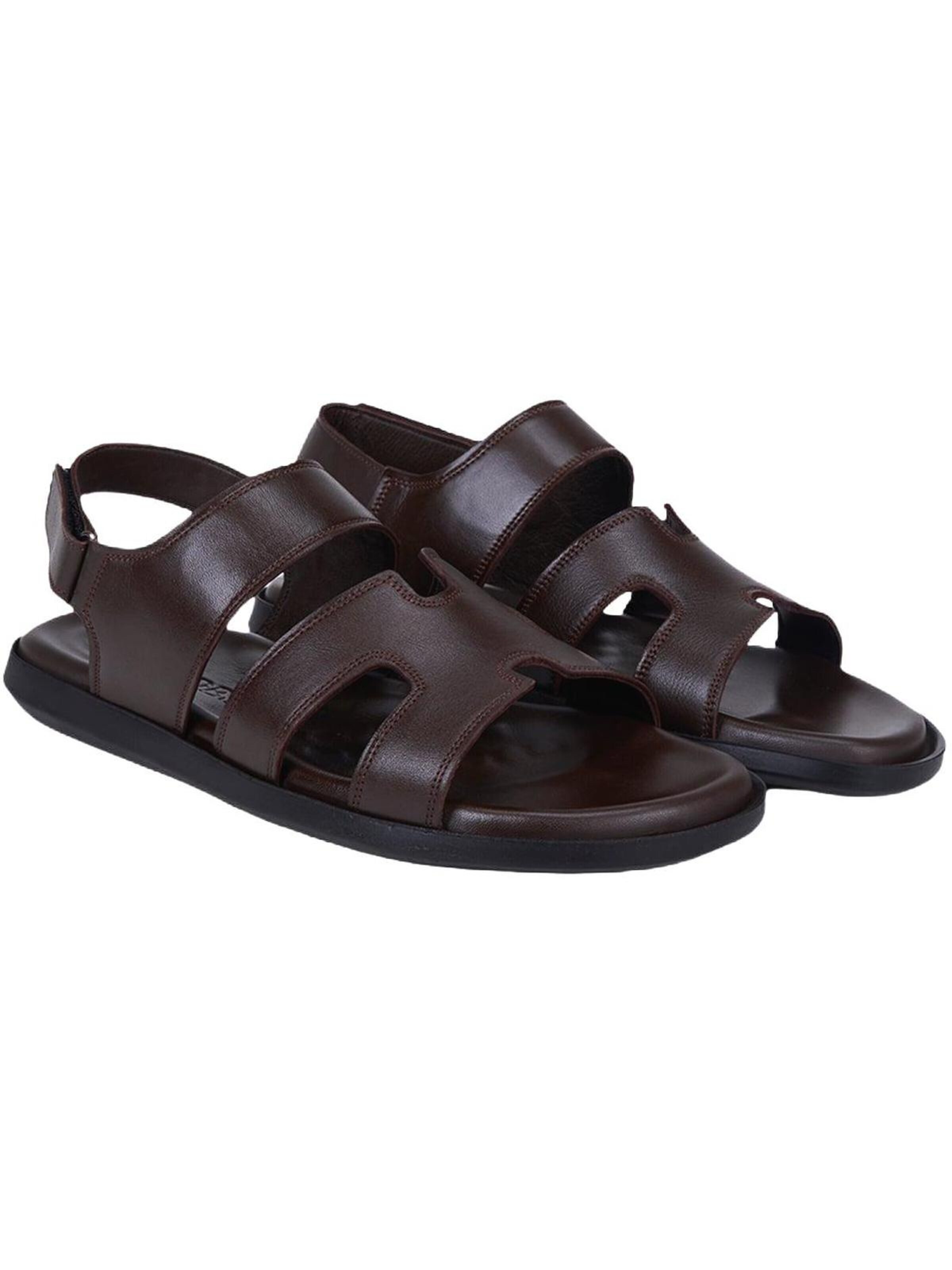 Desa Sandals 'Sandalen' in Brown: front
