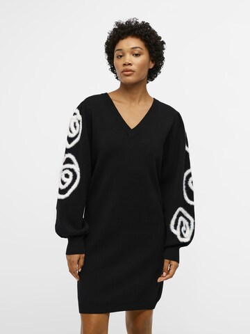 Robe OBJECT en noir : devant